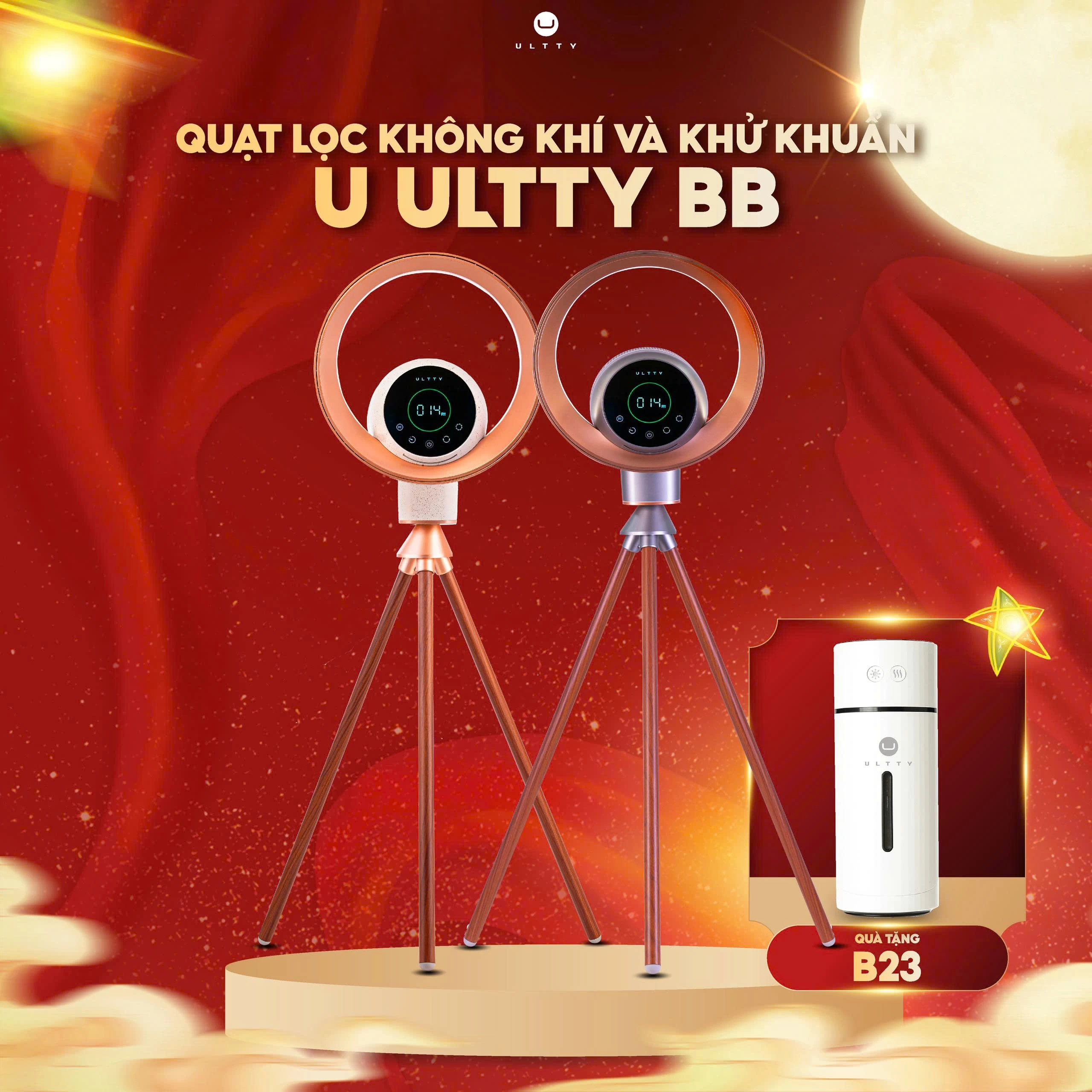 Quạt lọc không khí và khử khuẩn U ULTTY BB