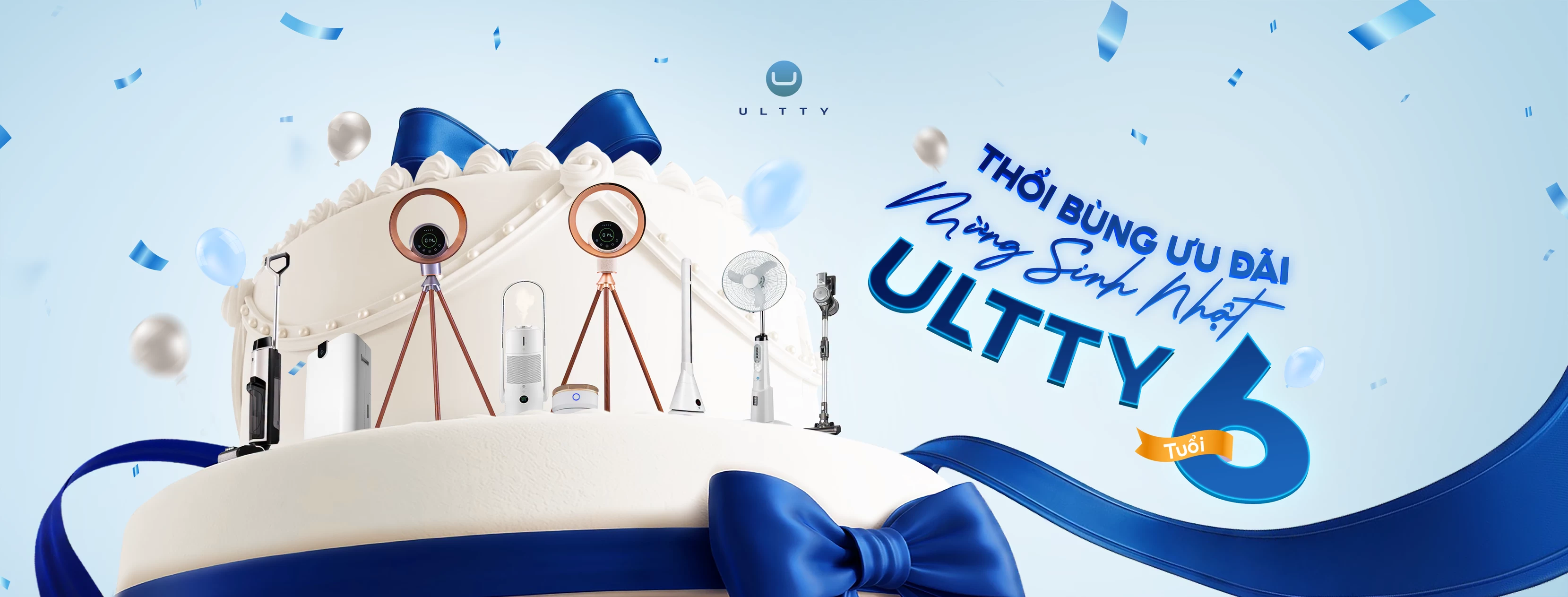 ULTTY MỪNG SINH NHẬT 6 TUỔI - ƯU ĐÃI NGẬP TRÀN, QUÀ XINH TRAO TAY