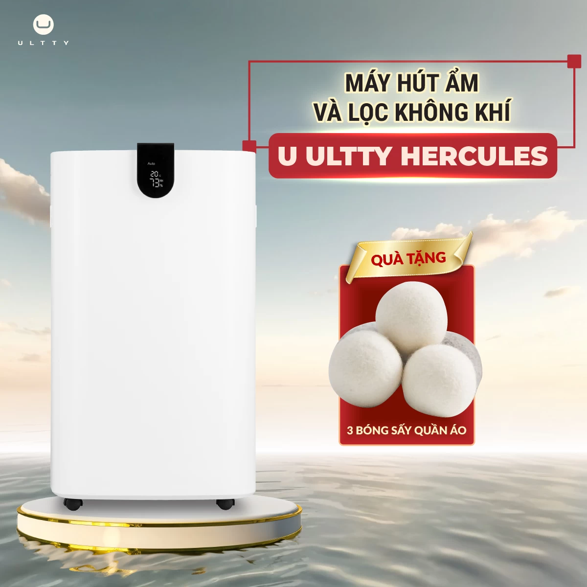 Máy hút ẩm và lọc không khí U ULTTY HERCULES