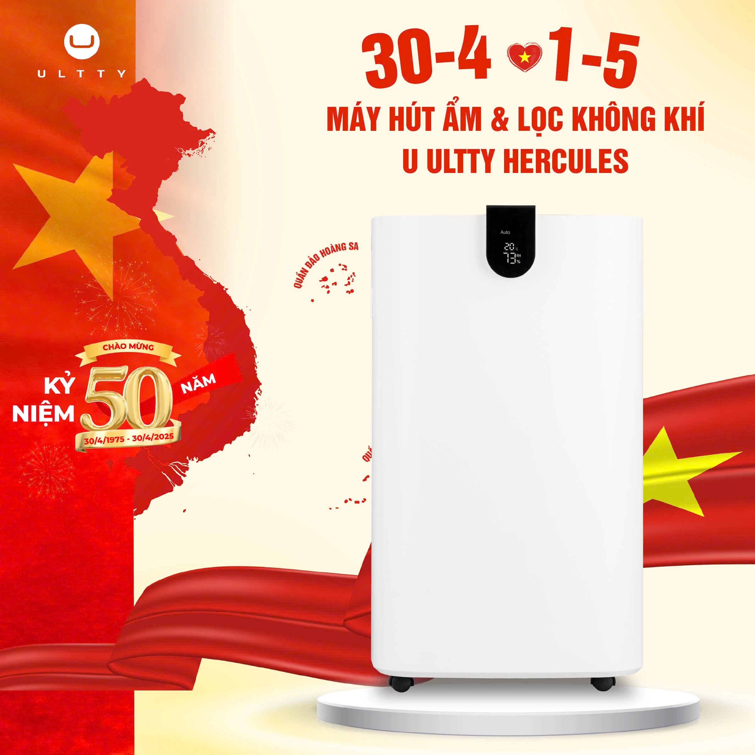 Máy hút ẩm và lọc không khí U ULTTY HERCULES