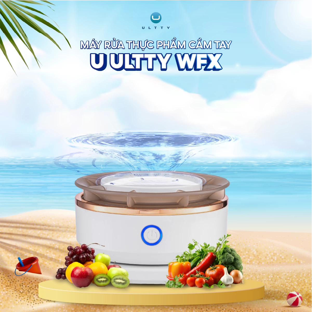 Máy rửa thực phẩm cầm tay U ULTTY model WFX