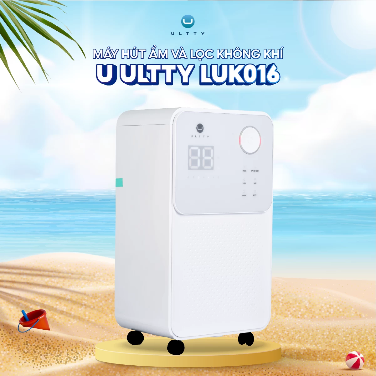 Máy hút ẩm & lọc không khí U-ULTTY LUK016