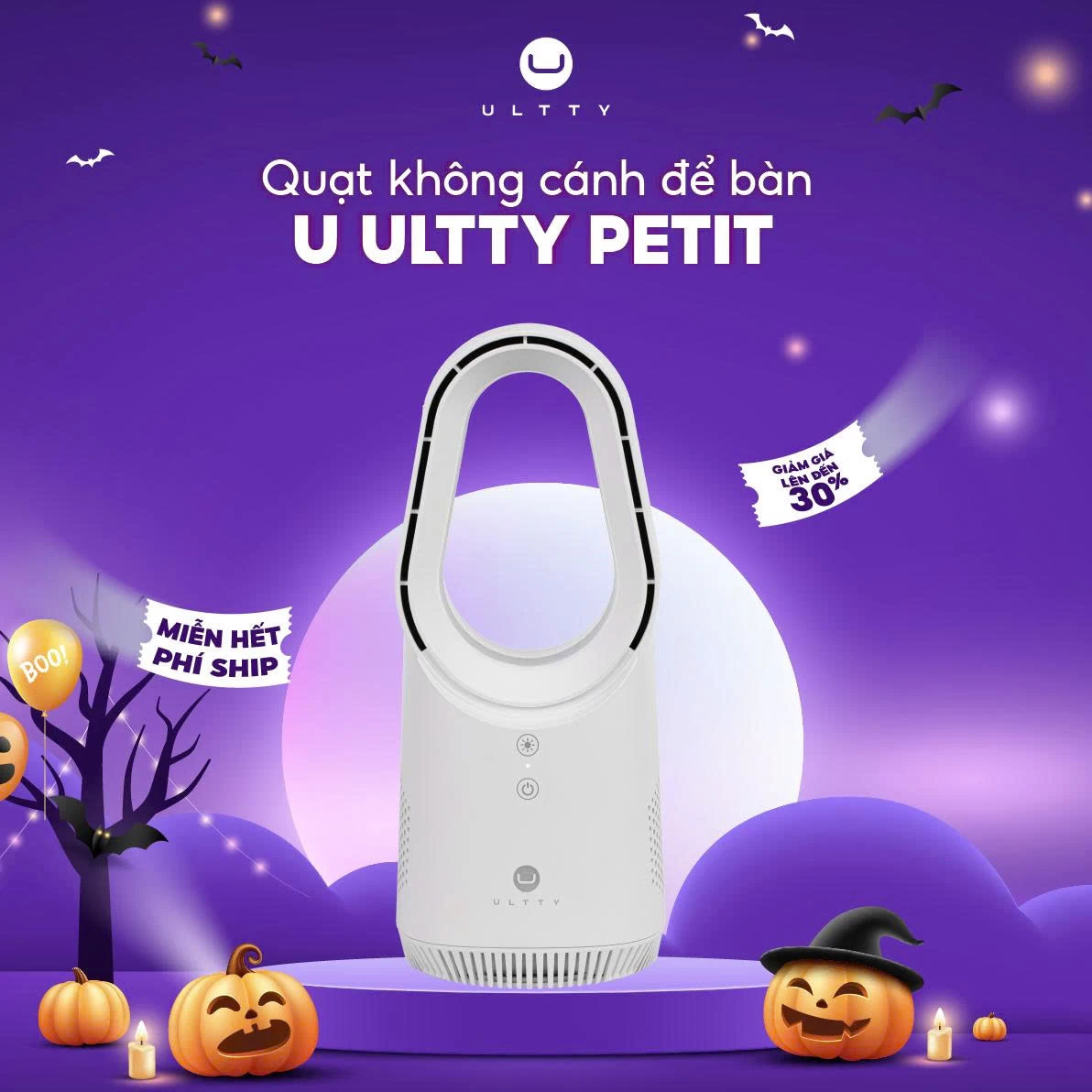 Quạt không cánh để bàn U ULTTY PETIT LIDI