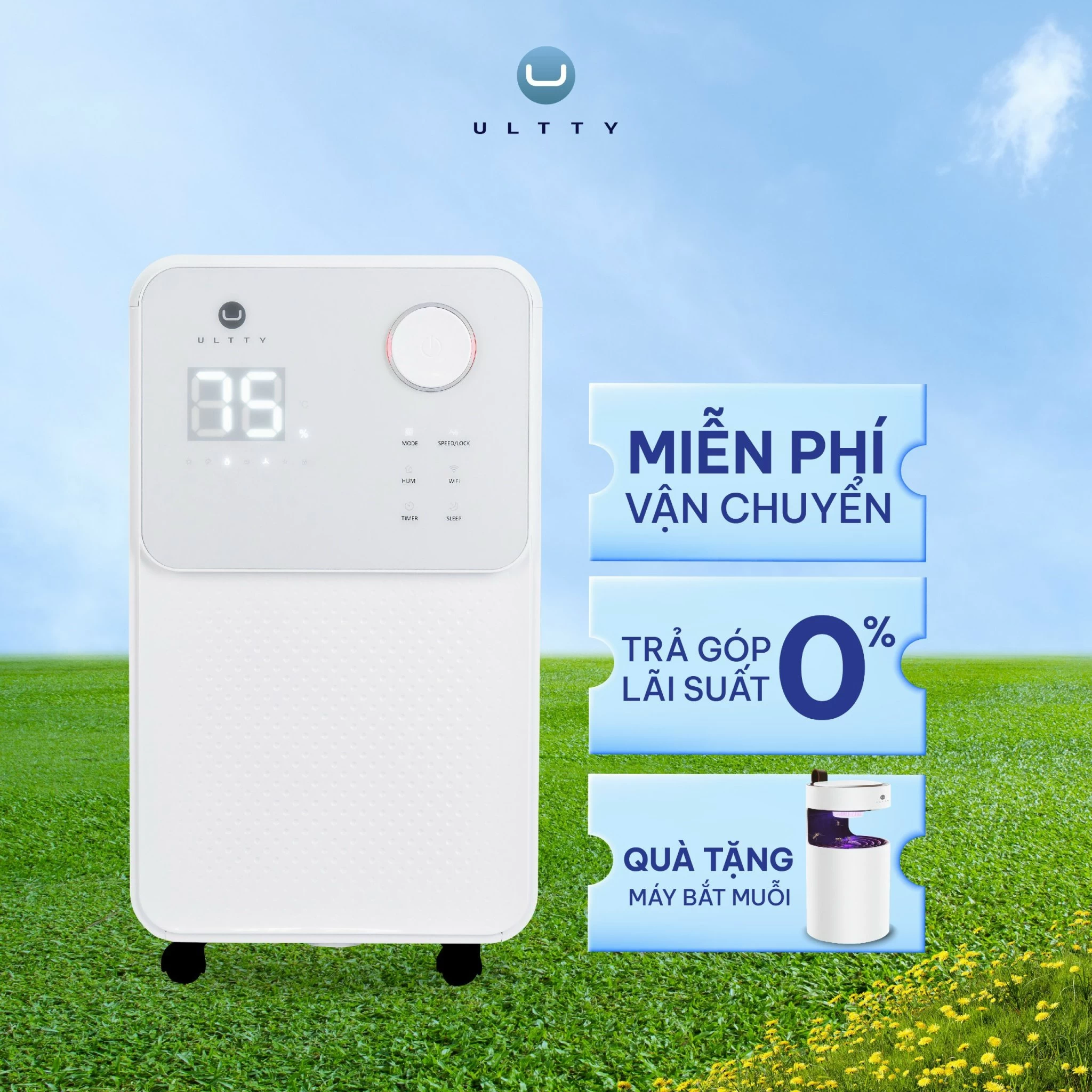 Máy hút ẩm & lọc không khí U-ULTTY LUK016