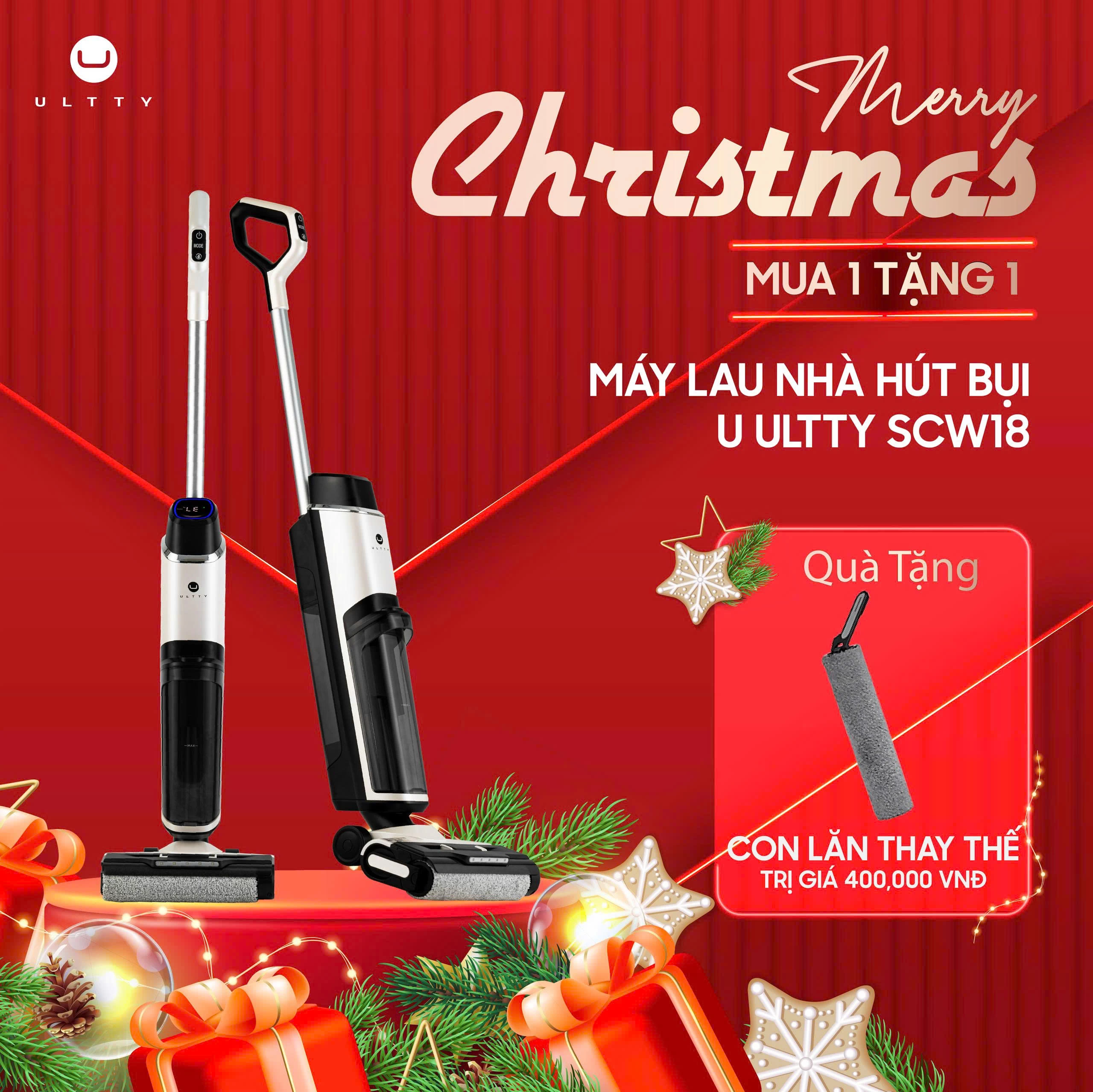 Máy Lau Nhà Hút Bụi Thông Minh U Ultty SCW18