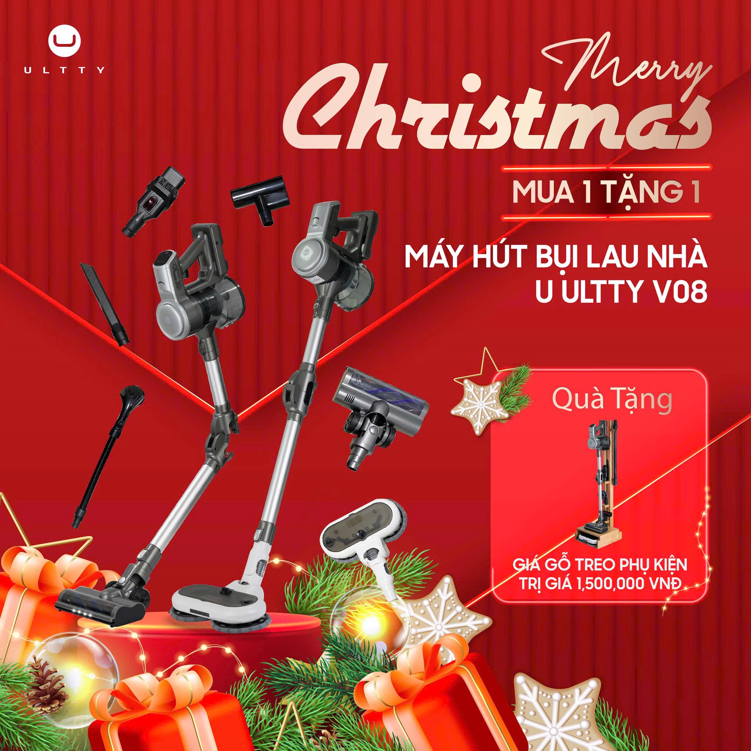 Máy Hút Bụi Và Lau Nhà U-Ultty V08 6in1