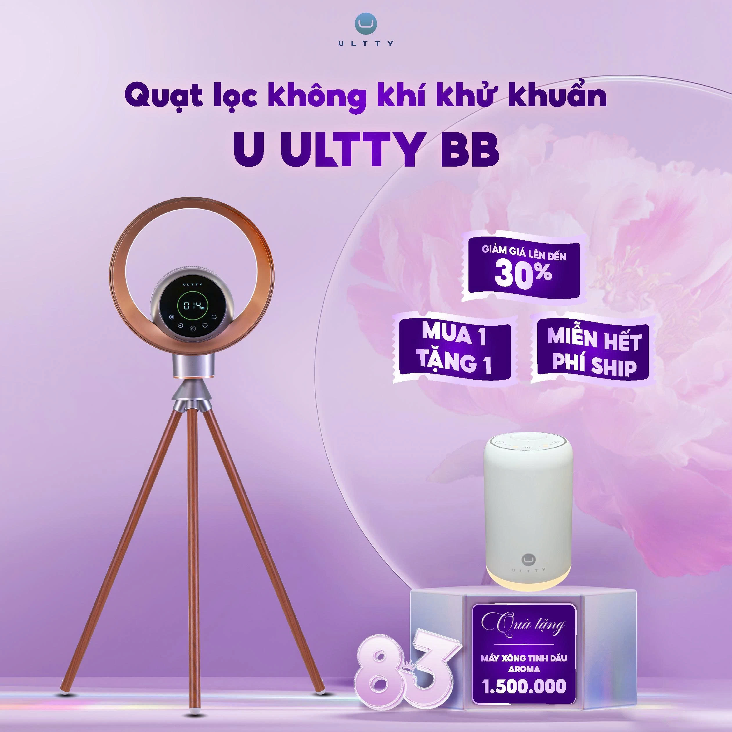 Quạt lọc không khí và khử khuẩn U ULTTY BB