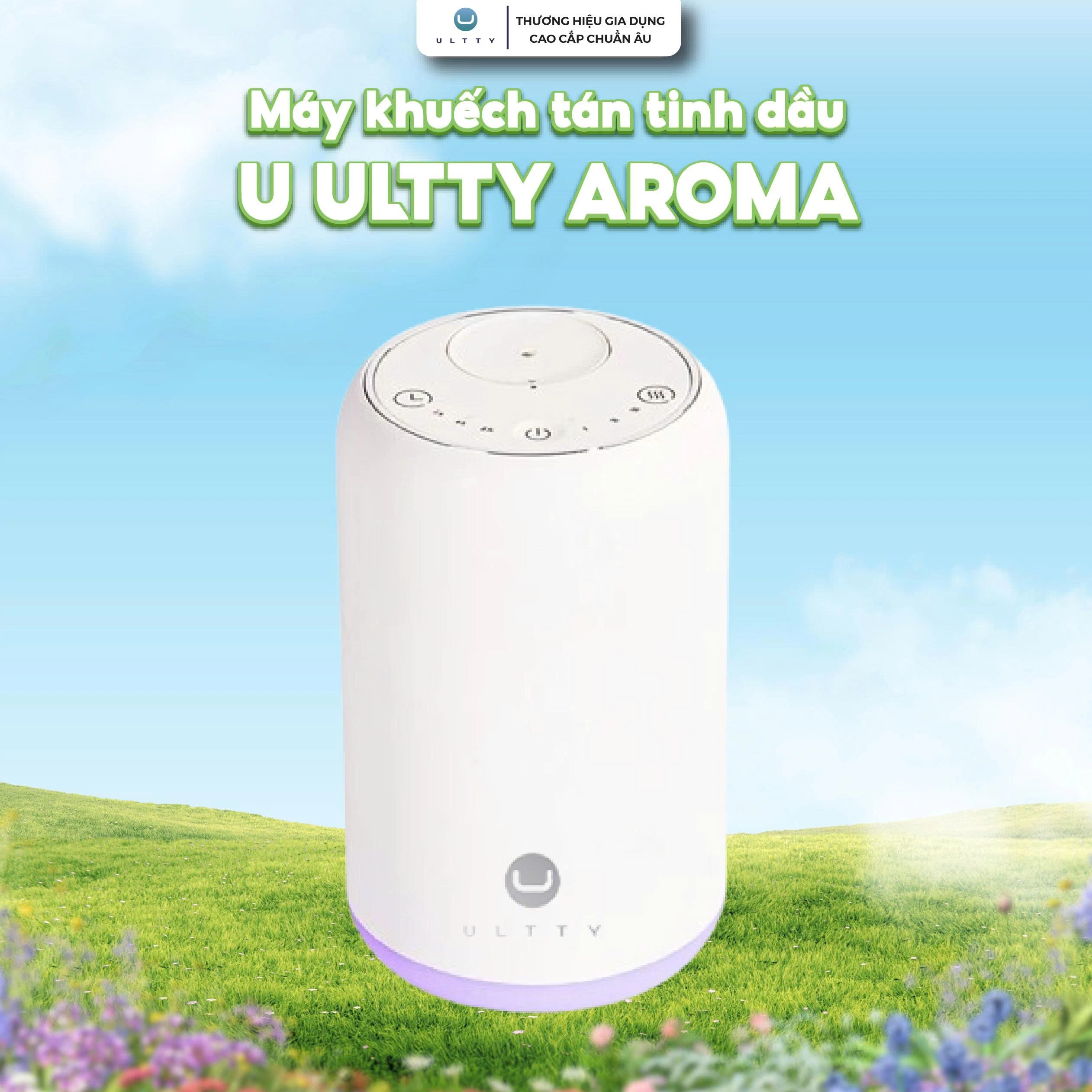 Máy Khuếch Tán Tinh Dầu Ultty Aroma - Nhỏ Gọn, Sang Trọng, Tiện Lợi