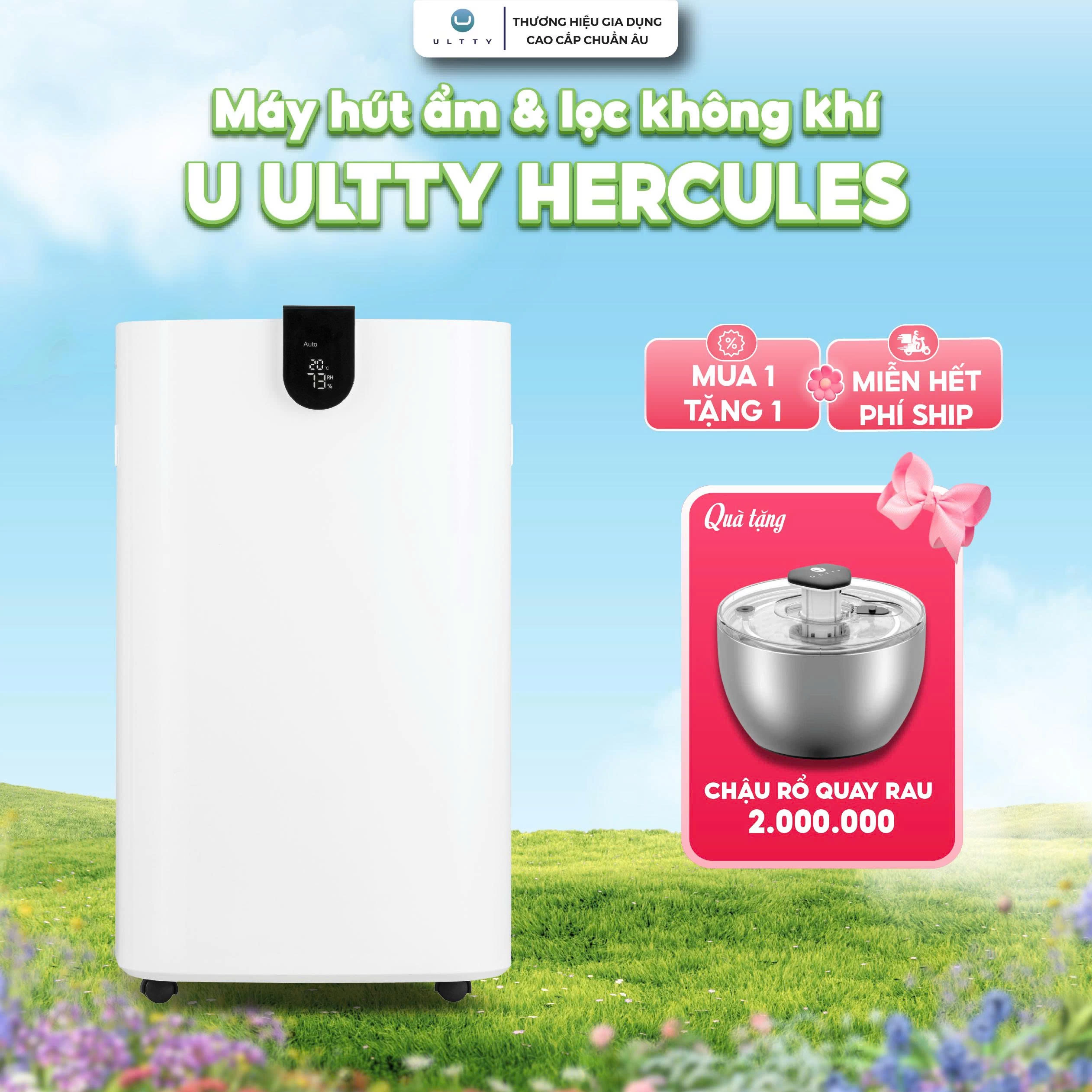 Máy hút ẩm và lọc không khí U ULTTY HERCULES